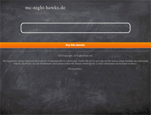 Tablet Screenshot of mc-night-hawks.de